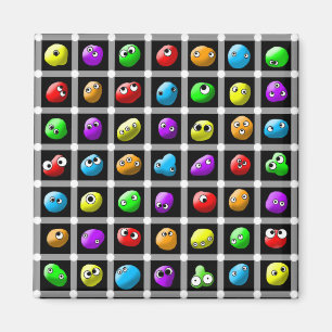 Slime Pop! Slime Grid Magnet Magneet