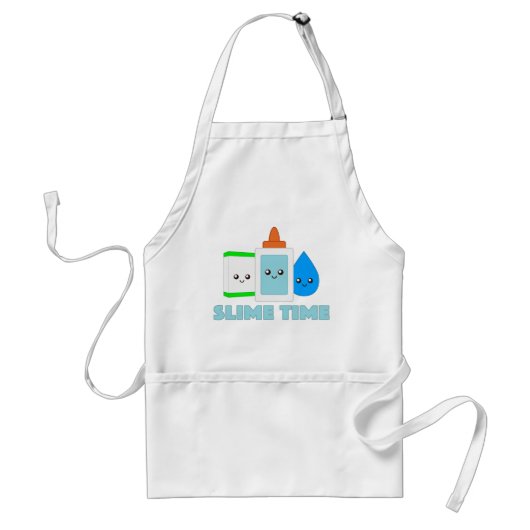 Slime Time Apron Standaard Schort (Voorkant)