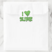 Slime Vierkante Sticker (Tas)