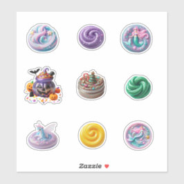 slimes beautiful fairy mermaid halloween and chris sticker