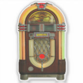Slimme 50s Jukebox Sticker (Voorkant)