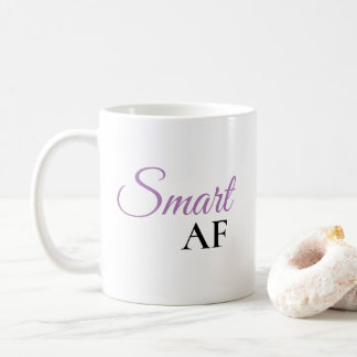 Slimme AF Paarse Uitdrukking Statement Koffiemok