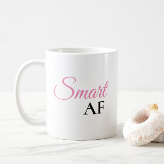 Slimme AF Roze Uitdrukking Statement Koffiemok