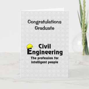 Slimme Civiel Ingenieur  Afstudeerkaart Bedankkaart
