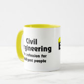 Slimme Civiel Ingenieur Mok (Voorkant links)