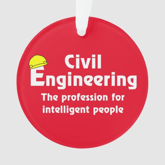 Slimme Civiel Ingenieur Ornament (voorkant)