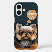 Slimme en slimme grappige hond Case-Mate iPhone case (Achterkant)