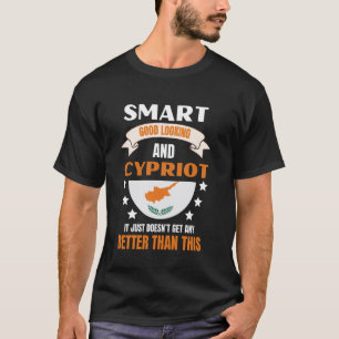 Slimme Goed Uitziende Cypriotische Wortels Cyprus T-shirt