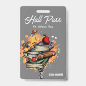 Slimme Hallpas Badge (Achterkant)