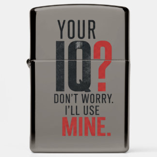 Slimme IQ Sarcastische Typografie