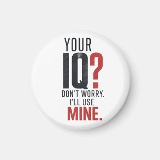 Slimme IQ Sarcastische Typografie Magneet