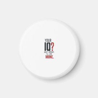 Slimme IQ Sarcastische Typografie Magneet