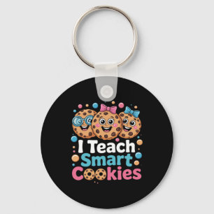 Slimme Koekjes Leren Grappig Schattig Terug Naar S Sleutelhanger