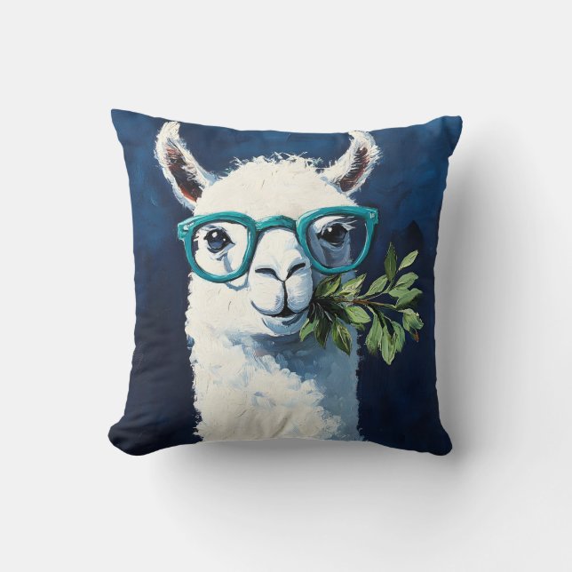 Slimme Lama Chic Kussen (Voorkant)