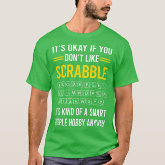 Slimme mensen Hobby Scrabble T-shirt