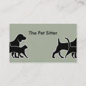 Slimme Pet Sitter Ontwerp Visitekaartje (Voorkant)