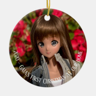 Slimme pop Gaia eerste kerstmis Keramisch Ornament