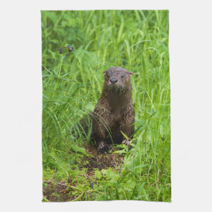 Slimme Rivierotter Theedoek