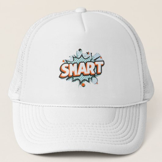 Slimme & Slanke Moderne Lettering Trucker Hoed Trucker Pet (Voorkant)