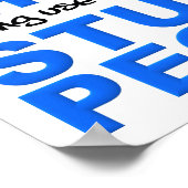 Slimme telefoons Stomme mensen Funny Poster Sign (Hoek)