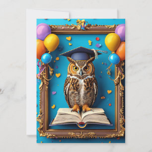 🦉 Slimme Uil Afstudeerfeest Voor Studenten Vierin Kaart