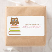 Slimme Uil Bookplaten Labels (Insitu)