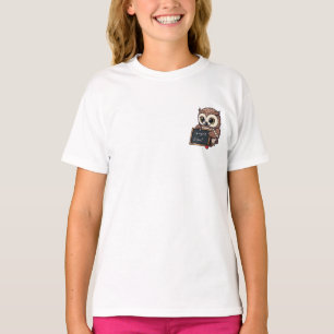 Slimme Uil Wiskunde Professor Kinderen T-shirt