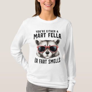 Slimme vent die scheten kan ruiken Grappige wasbee T-shirt