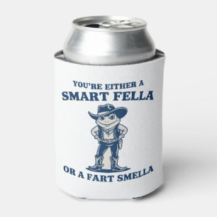 Slimme vent of Scheet Smella Retro Kikker Meme Gra Blikjeskoeler