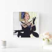 Slimme vrouwen zijn gevaarlijk te 2 vierkante klok (Huis)