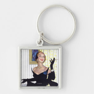 Slimme vrouwen zijn te gevaarlijk sleutelhanger