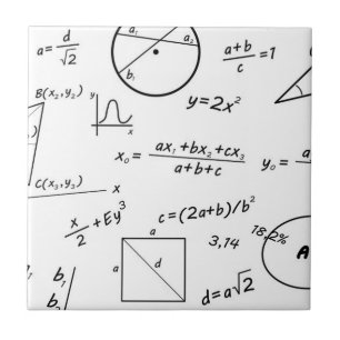 Slimme wiskunde whiteboard tegeltje