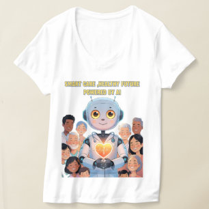 Slimme zorg, gelukkig leven t-shirt