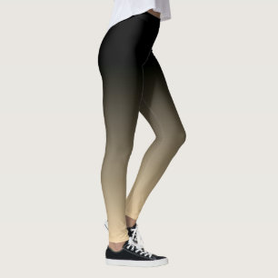 Slimme zwarte en verloophorizon leggings