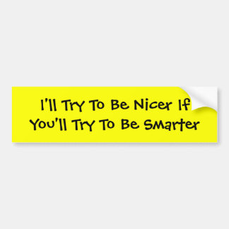 Slimmer Bumpersticker