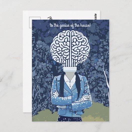 slimmerik briefkaart (Voorkant / Achterkant)