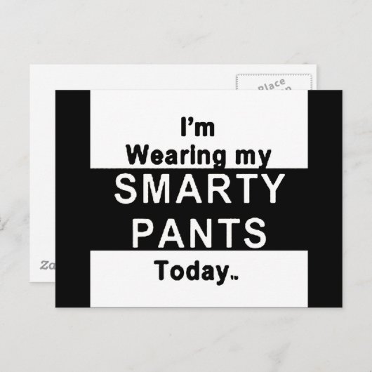 slimtyperende briefkaart (Voorkant / Achterkant)