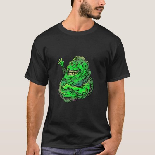 Slimy Green Ghost! T-shirt (Voorkant)