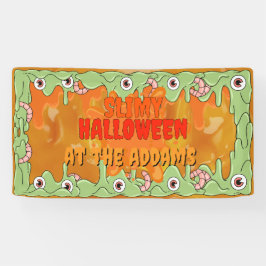 Slimy Halloween Banner