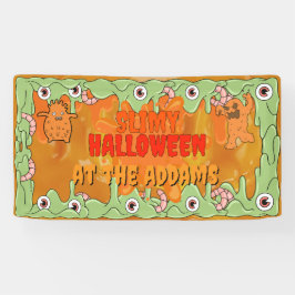 Slimy Halloween Banner