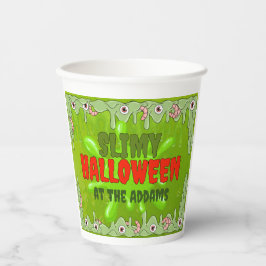 Slimy Halloween (met verborgen vrienden) Papieren  Papieren Bekers