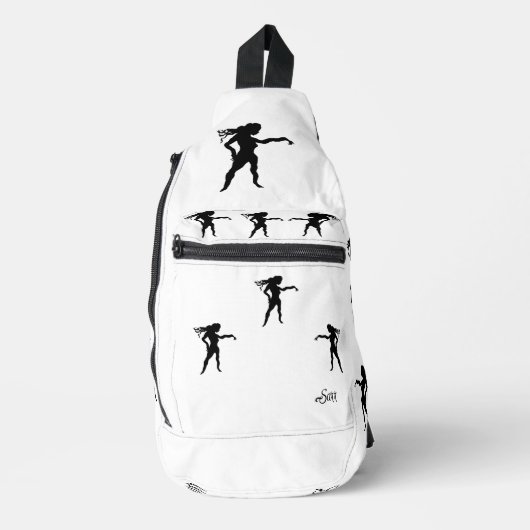 Sling Bag: Duffel Bag Vrouw Power. Sling Bag (Voorkant)