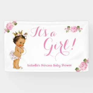 Slinger Prinses Baby Borrel Roze Bloemen Bruine Ha Spandoek