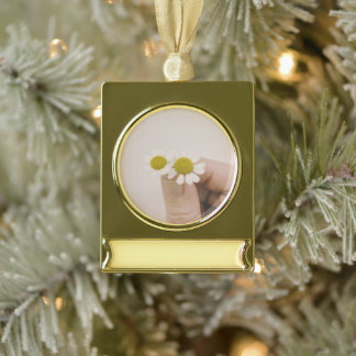 Slingerornament Verguld Banner Ornament