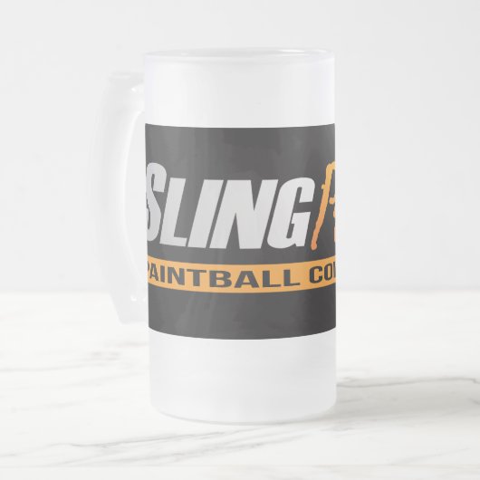 SlingPaint Logo Bevroren Mok (Voorkant links)