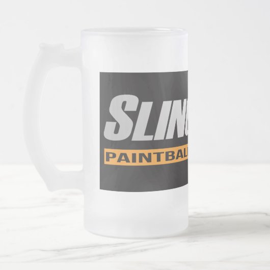 SlingPaint Logo Bevroren Mok (Links)