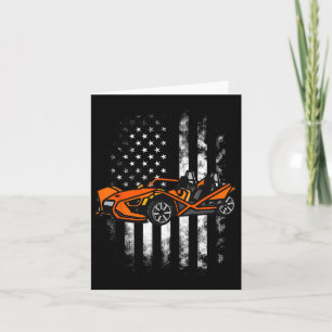 Slingshot Auto Amerikaanse Vlag 4 juli Slings Kaart