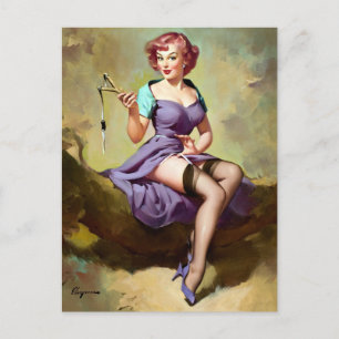 Slingshot Pin Up Briefkaart