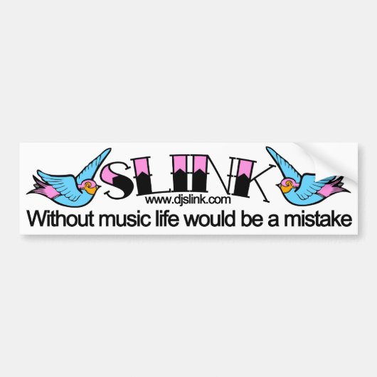 Slink Bumpersticker (Voorkant)