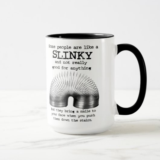 Slinky People Funny Mug Humor Mok (Rechts)